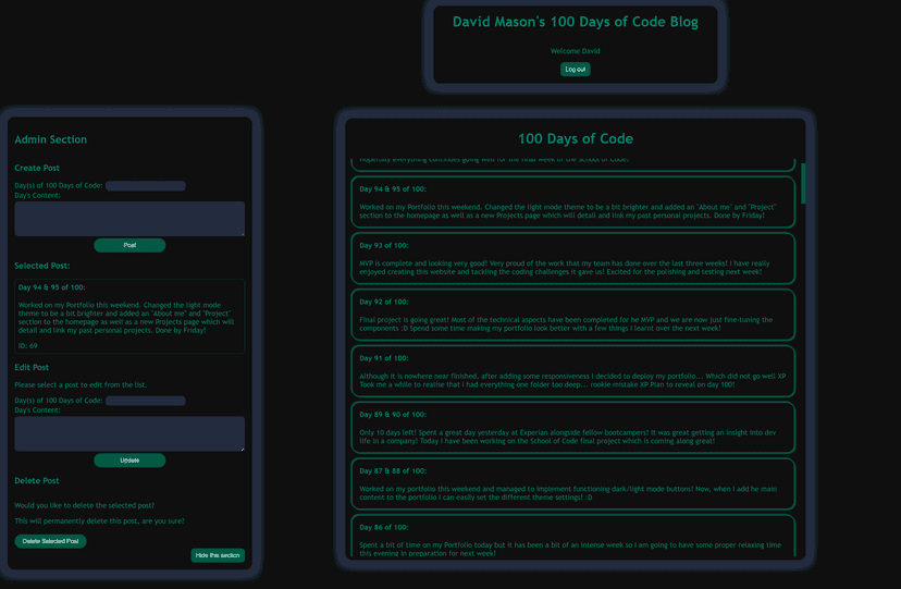 Photo of 100 Days of Code Blog